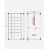 Pannello solare enjoysolar® SunPower ultra-efficiency monocrystalline solar module 120W, 12V