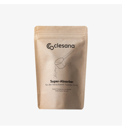 Granulato assorbente Clesana Super Absorber per WC portatile Clesana C1/X1 - 1 Kg