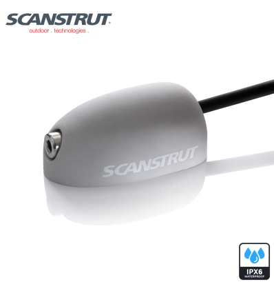 Scanstrut DS-H6 - Passacavo orizzontale, plastica grigia, cavo 2-6mm