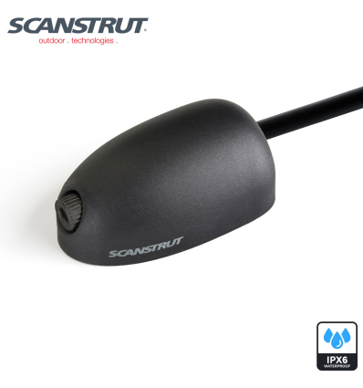 Scanstrut DS-H6-BLK - Passacavo orizzontale, plastica nera, cavo 2-6mm