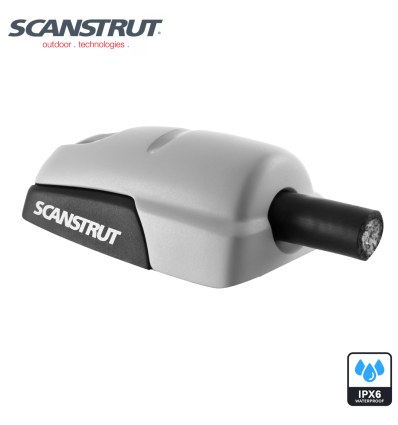 Scanstrut DS-H10 - Passacavo orizzontale, plastica grigia, cavo 6-10mm