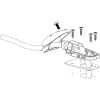 Scanstrut DS-H10-BLK - Passacavo orizzontale, plastica nera, cavo 6-10mm