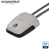 Scanstrut DS-HD6 - Passacavo doppio orizzontale, plastica grigia, cavo 5-6mm