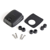 Scanstrut DS-HD6-BLK - Passacavo doppio orizzontale, plastica nera, cavo 5-6mm