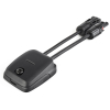 Scanstrut DS-HD6-BLK - Passacavo doppio orizzontale, plastica nera, cavo 5-6mm