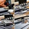 Scanstrut DS-HD10 - Passacavo doppio orizzontale, grigio, cavo 6-10mm