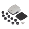 Scanstrut DS-HD10 - Passacavo doppio orizzontale, grigio, cavo 6-10mm