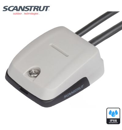 Scanstrut DS-HD10 - Passacavo doppio orizzontale, grigio, cavo 6-10mm