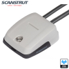 Scanstrut DS-HD10 - Passacavo doppio orizzontale, grigio, cavo 6-10mm