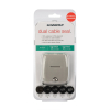 Scanstrut DS-HD10 - Passacavo doppio orizzontale, grigio, cavo 6-10mm