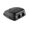 Scanstrut DS-HD10-BLK - Passacavo doppio orizzontale, nero, cavo 6-10mm