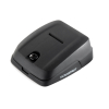 Scanstrut DS-HD10-BLK - Passacavo doppio orizzontale, nero, cavo 6-10mm