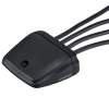 Scanstrut DS-H-MULTI-BLK - Passacavo multi orizzontale, nero, cavo fino a 15mm