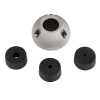 Scanstrut DS16-P - Passacavo verticale, plastica grigia, diam.16mm per cavo 2-8mm