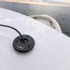Scanstrut DS-LP-16-BLK - Passacavo verticale, alluminio nero, diam. 16mm per cavo 2-8mm