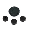 Scanstrut DS-LP-16-BLK - Passacavo verticale, alluminio nero, diam. 16mm per cavo 2-8mm
