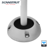 Scanstrut DS40-P - Passacavo verticale, plastica grigia, diam. 40mm per cavo 12-15mm