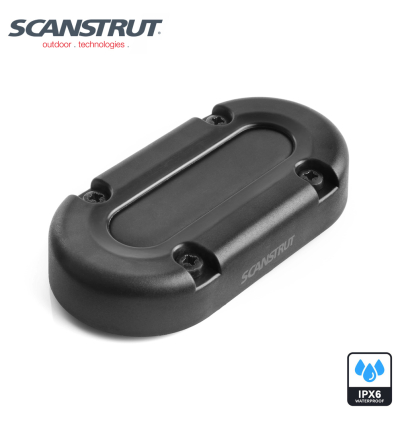 Scanstrut DS-MULTI-P-BLK - Passacavo multi verticale, plastica nera, cavo fino a 15mm
