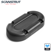 Scanstrut DS-MULTI-P-BLK - Passacavo multi verticale, plastica nera, cavo fino a 15mm