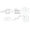 Scanstrut DS-MULTI-P-BLK - Passacavo multi verticale, plastica nera, cavo fino a 15mm
