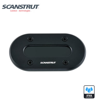 Scanstrut DS-LP-MULTI-BLK- Passacavo multi verticale, alluminio nero, cavo fino a 15mm