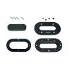 Scanstrut DS-LP-MULTI-BLK- Passacavo multi verticale, alluminio nero, cavo fino a 15mm