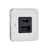Scanstrut SC-TILE-11 - Caricabatterie Dual USB-A & C Interior, Alluminio