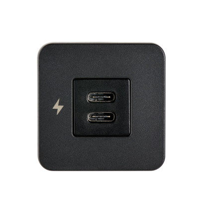 Scanstrut SC-TILE-20 - Caricabatterie Dual USB-C Interior, nero