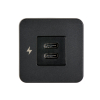 Scanstrut SC-TILE-20 - Caricabatterie Dual USB-C Interior, nero