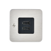 Scanstrut SC-TILE-21 - Caricabatterie Dual USB-C Interior, alluminio