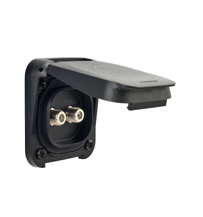 Scanstrut Ventura SC-V-TV1 - Presa esterna doppia TV/SAT tipo F