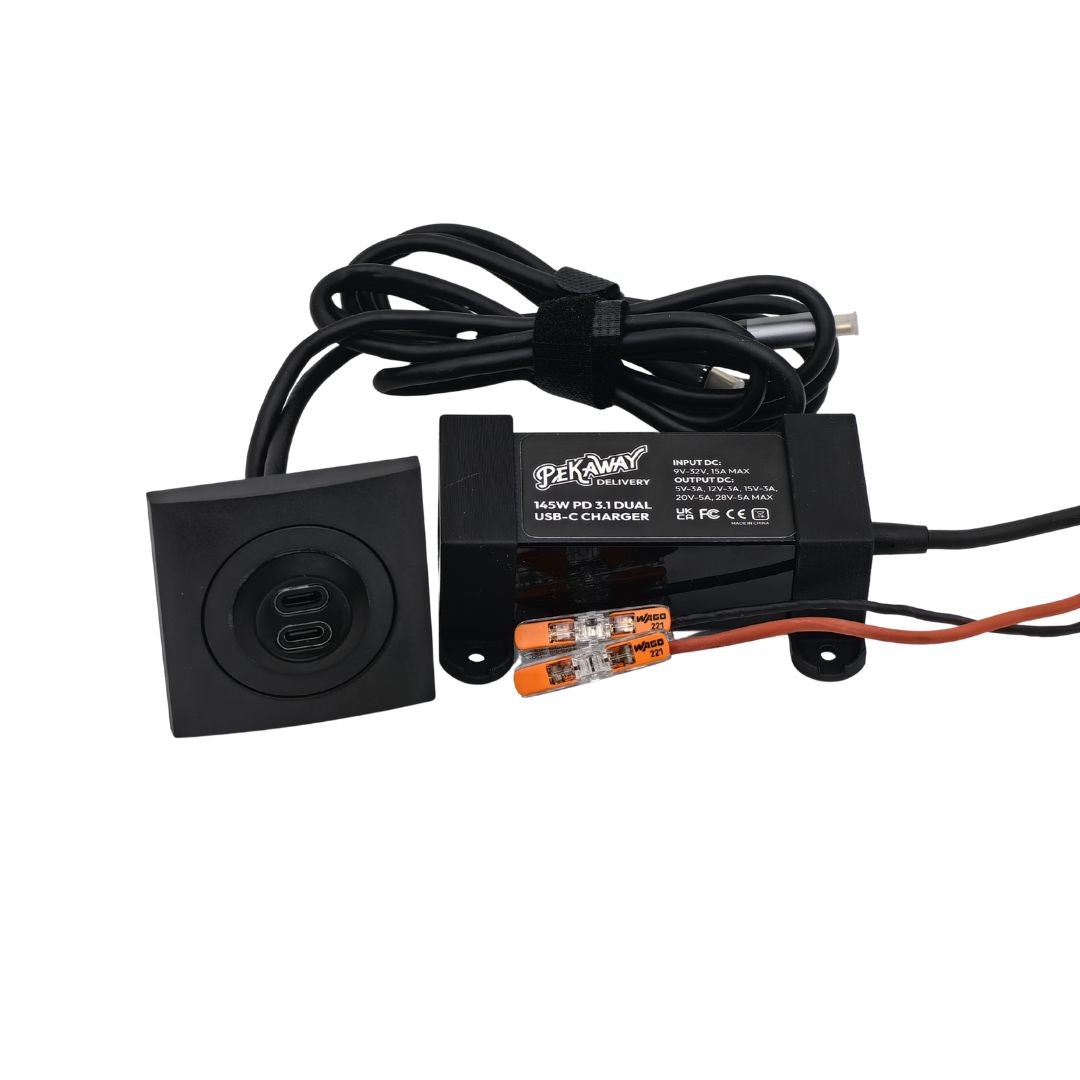 Pekaway DELIVERY DUAL 145 W con allestimento Berker
